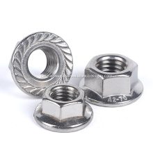 Stainless-Steel Hex Head Flange Bolt Nut